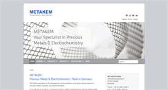 Desktop Screenshot of metakem.com